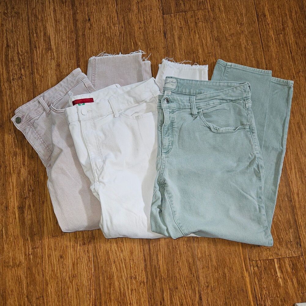 Bundle of 3 Spring  Size 16/18 Mom Skinny Jeans